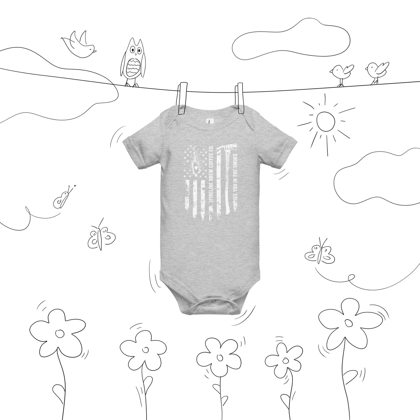Baby short sleeve one piece