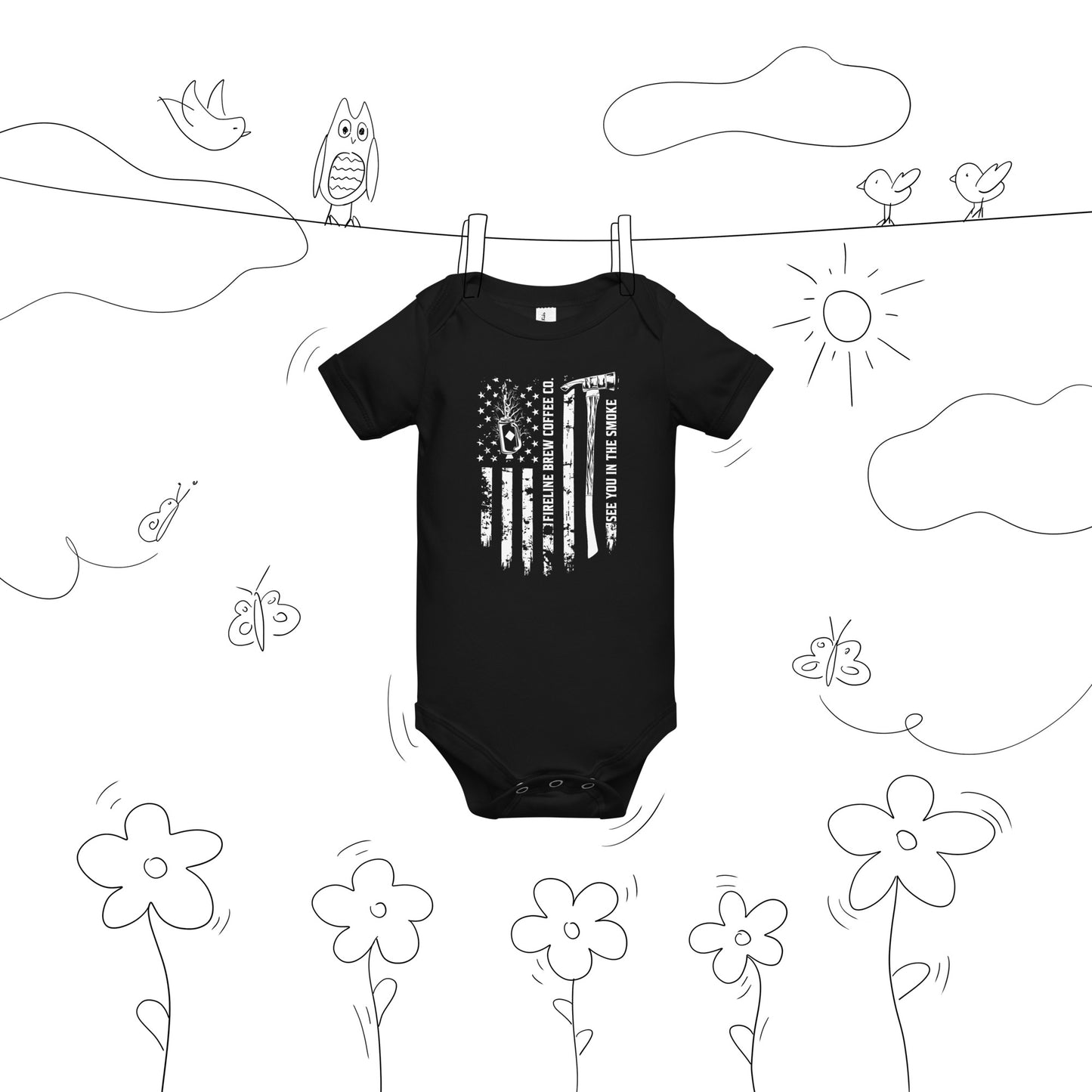 Baby short sleeve one piece