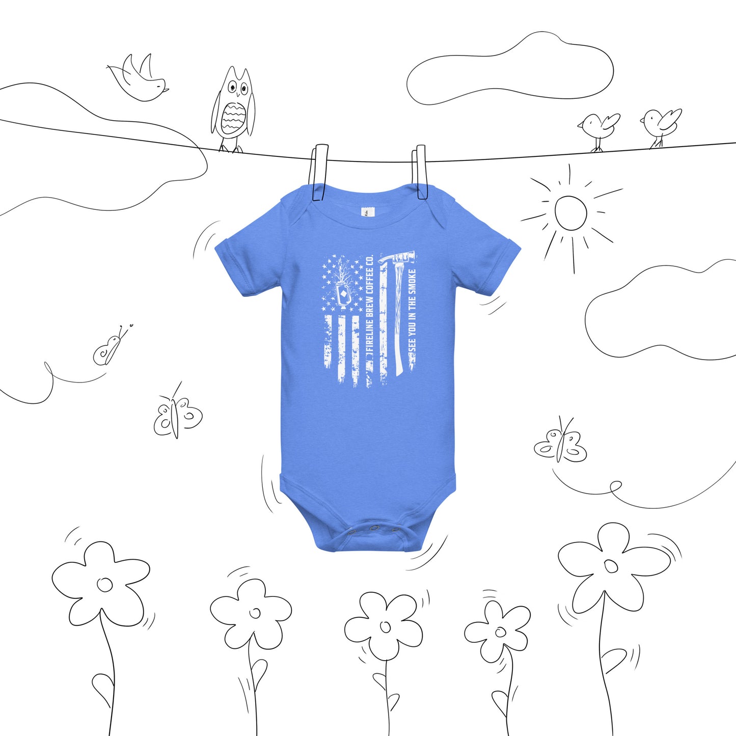 Baby short sleeve one piece