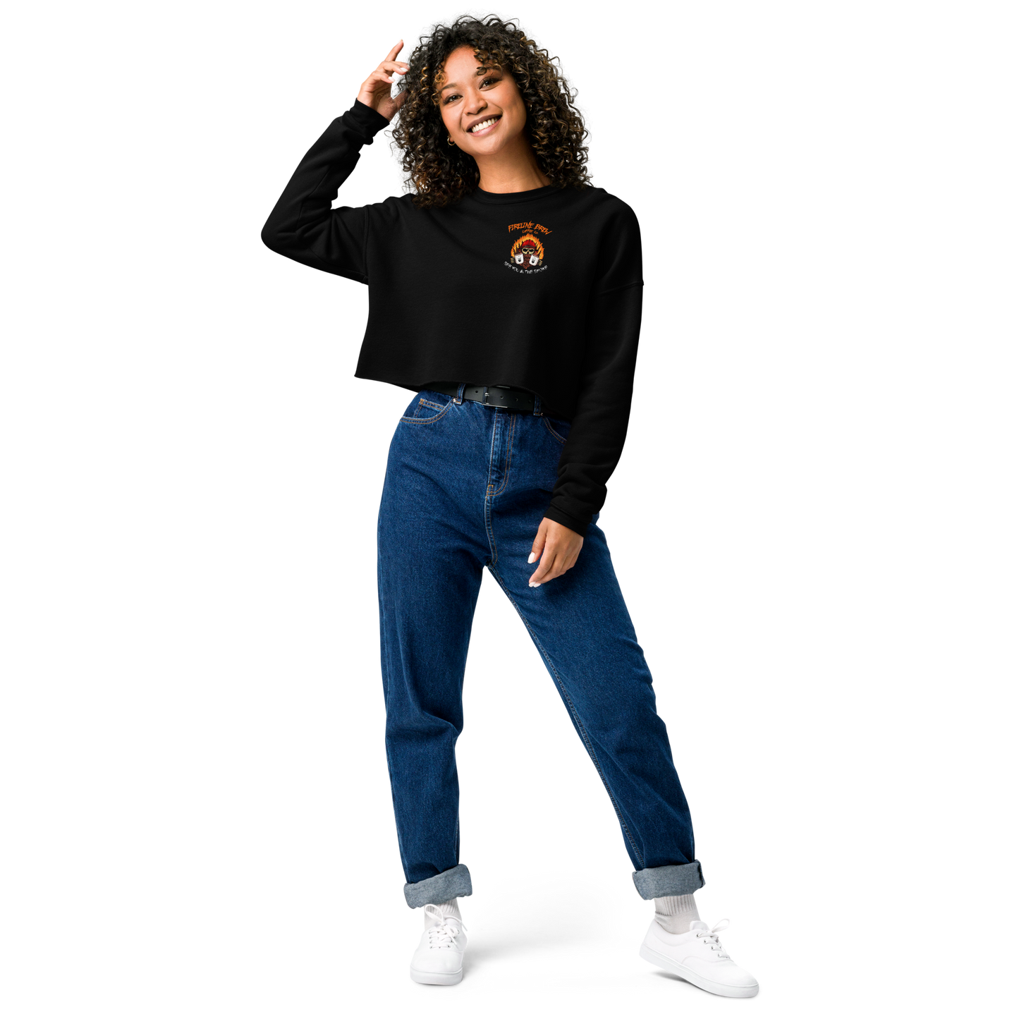 Womens Crop Sweatshirt