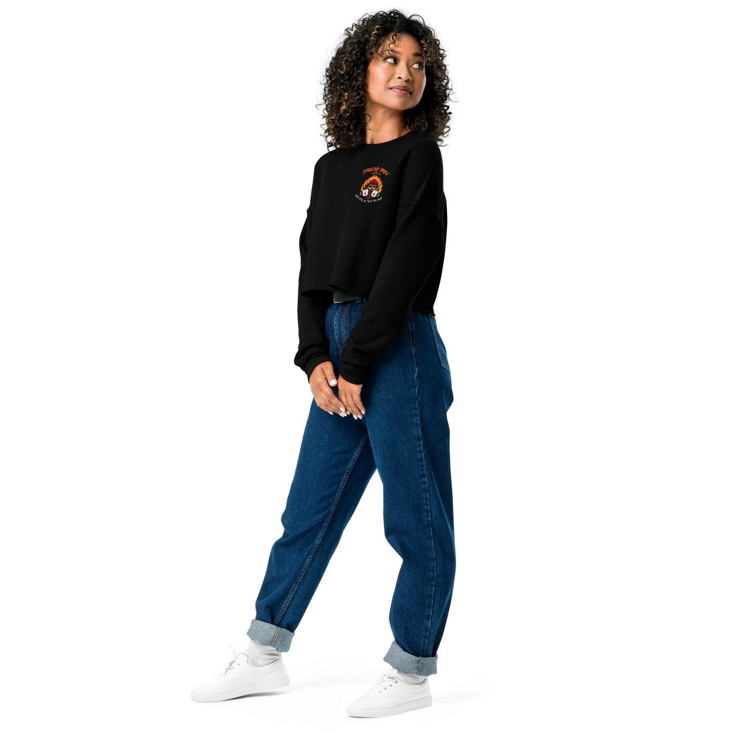 Womens Crop Sweatshirt
