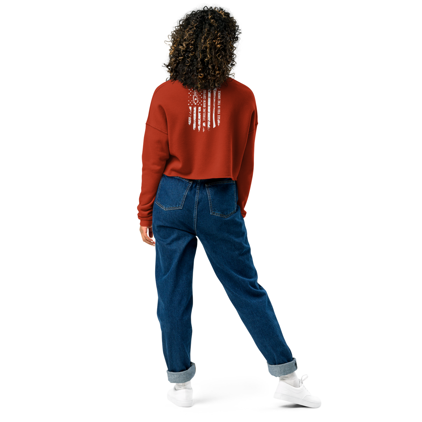 Womens Crop Sweatshirt
