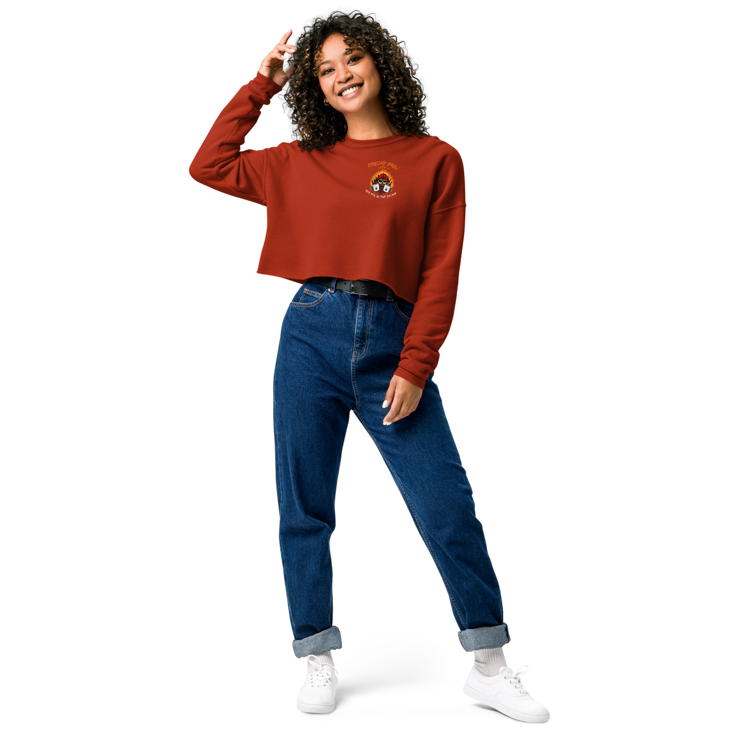 Womens Crop Sweatshirt