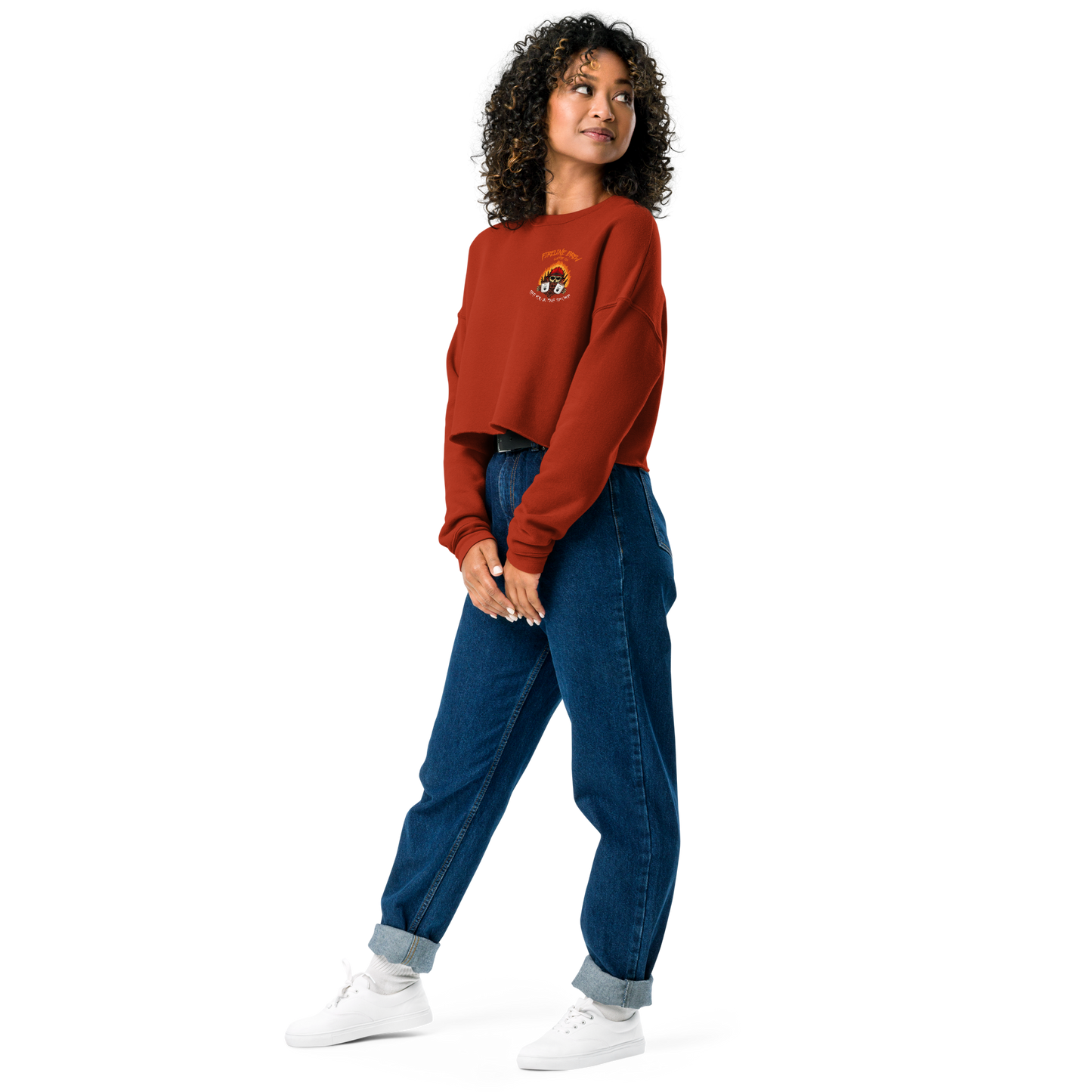 Womens Crop Sweatshirt
