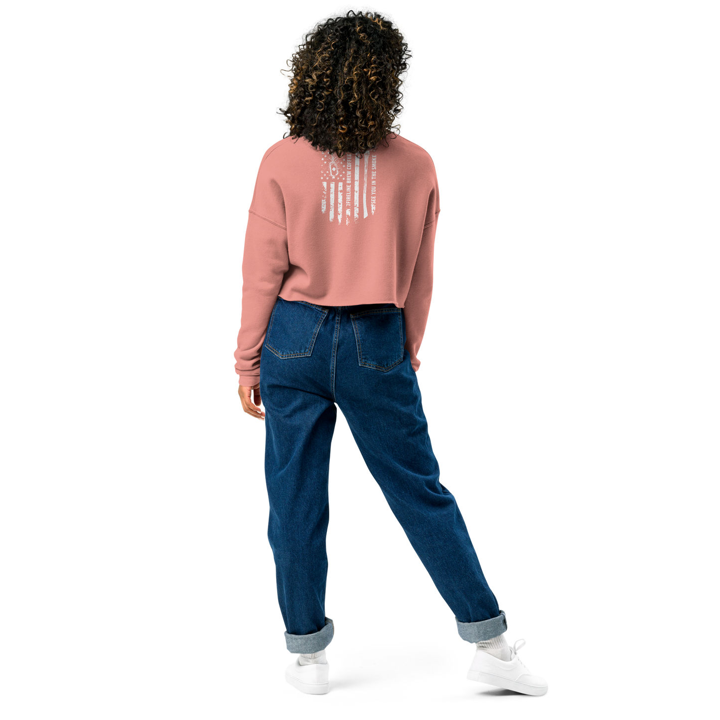 Womens Crop Sweatshirt