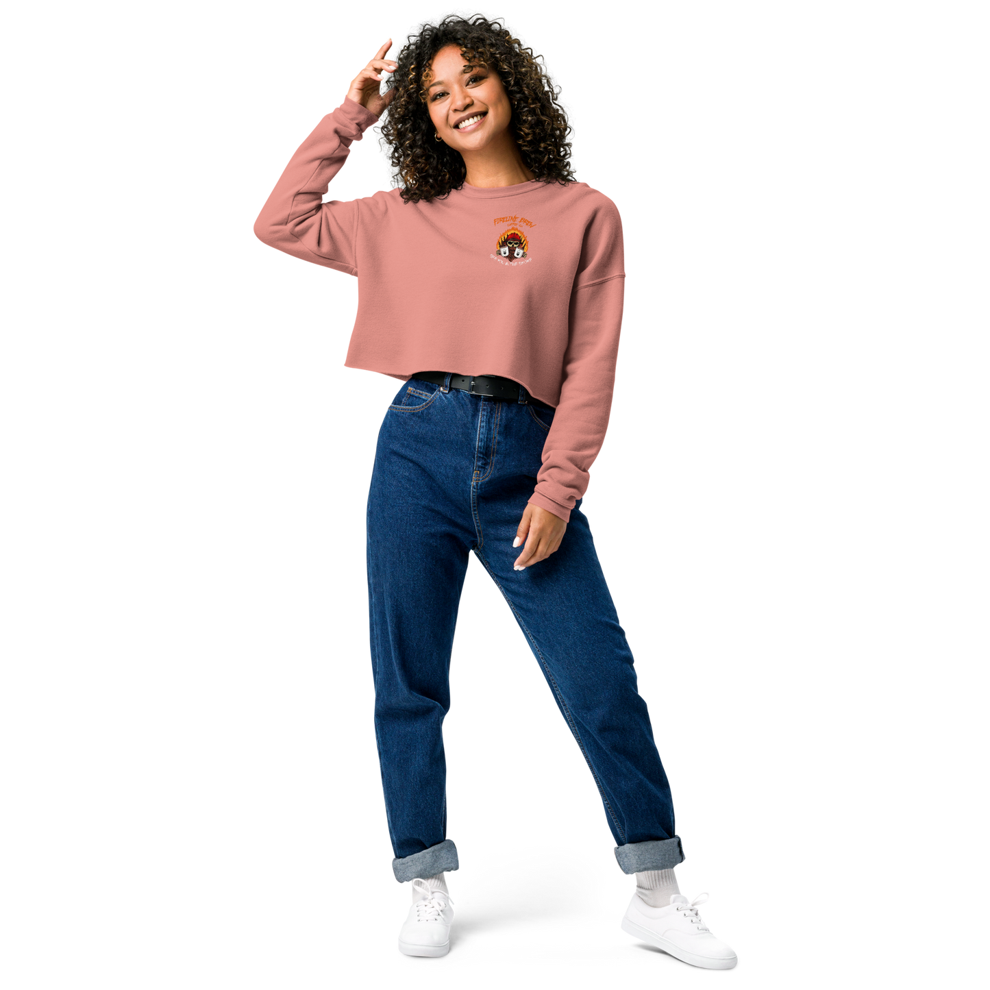 Womens Crop Sweatshirt