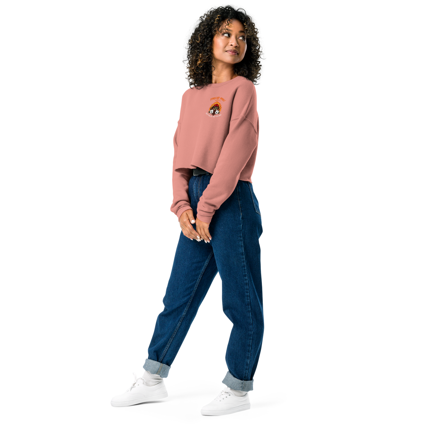 Womens Crop Sweatshirt