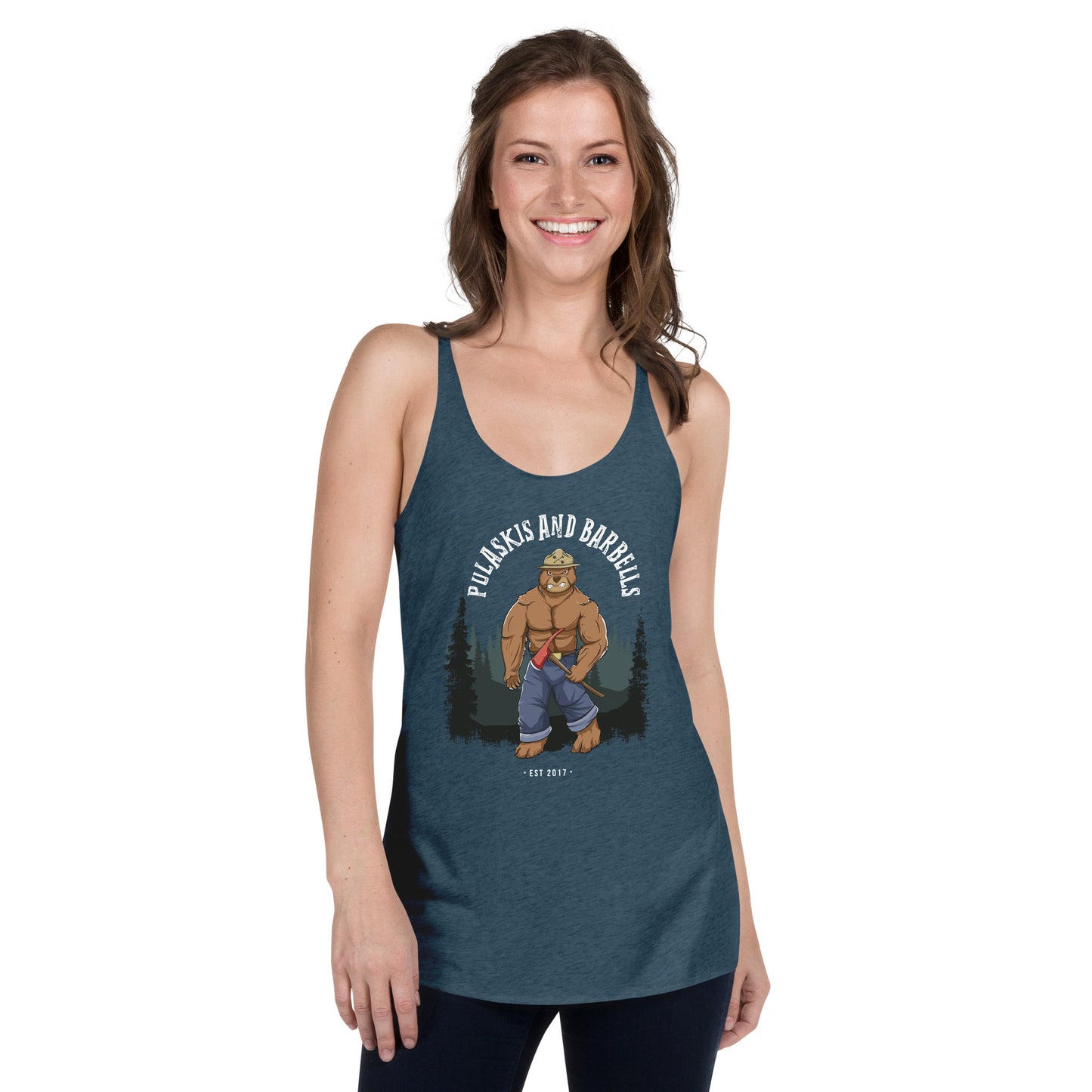 Women's Racerback Tank Smokey
