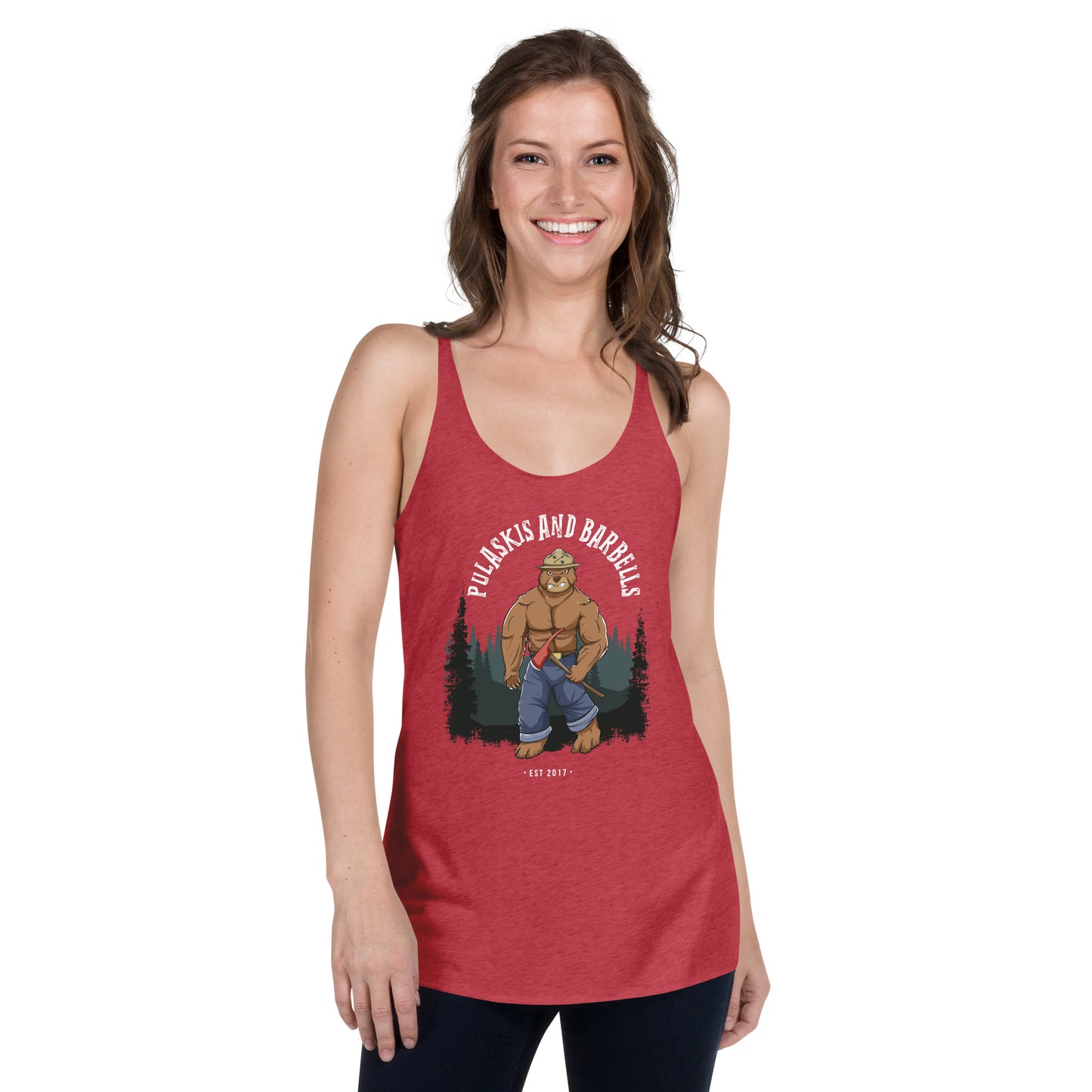 Women's Racerback Tank Smokey