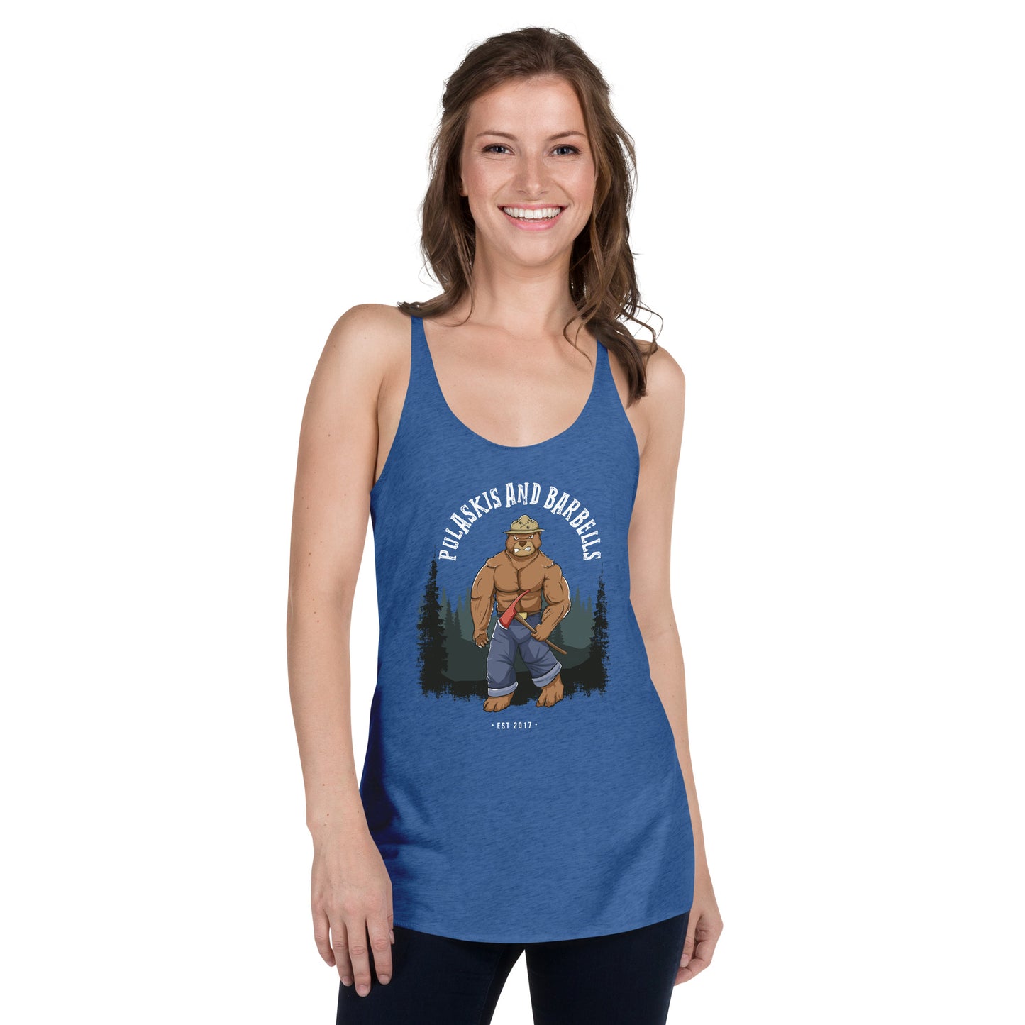 Women's Racerback Tank Smokey