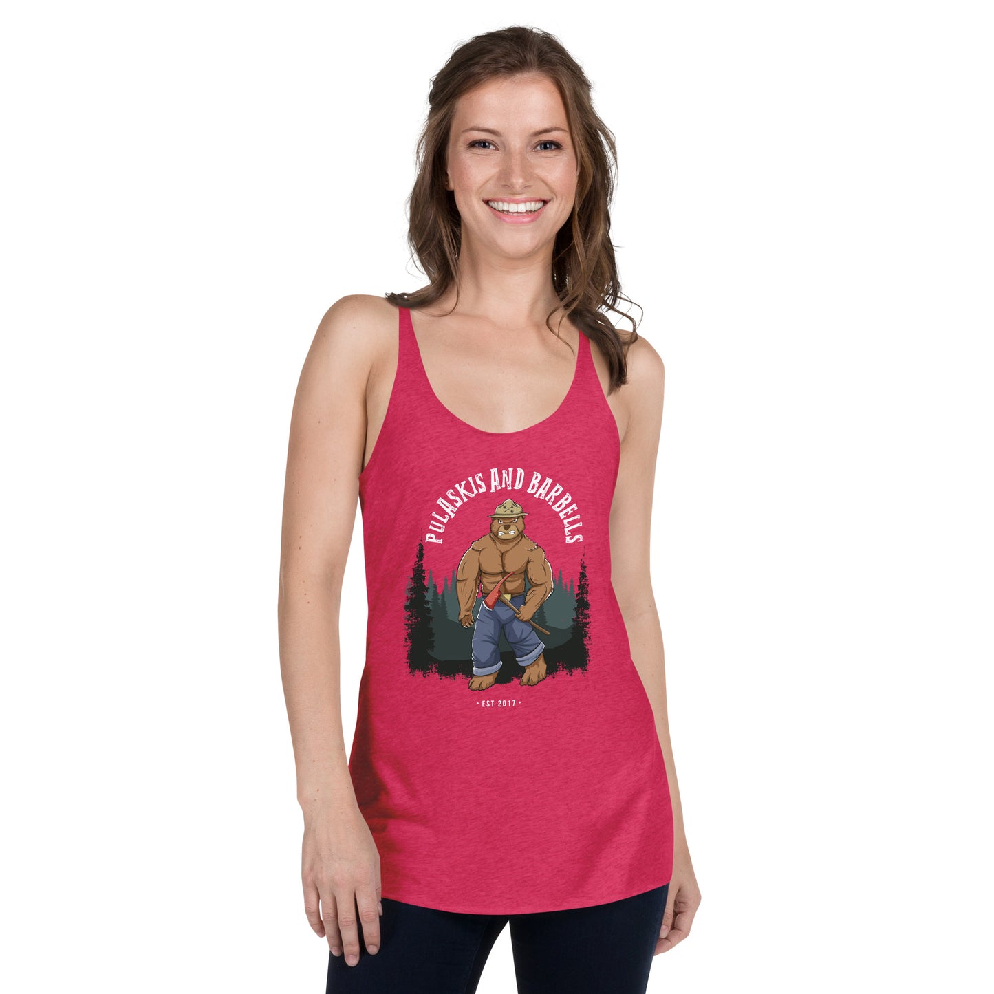 Women's Racerback Tank Smokey